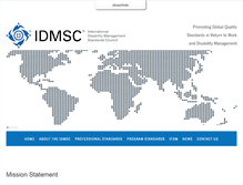Tablet Screenshot of idmsc.org